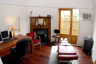 chiropractic melbourne treatment room