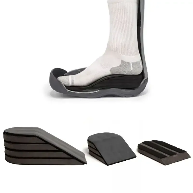 Achilles heel lift wedges that sit inside a CAM boot