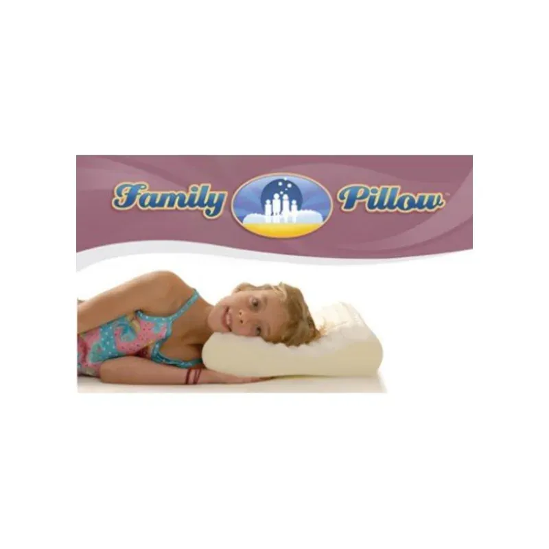 A child sleeping on a contoured therapeutic pillow