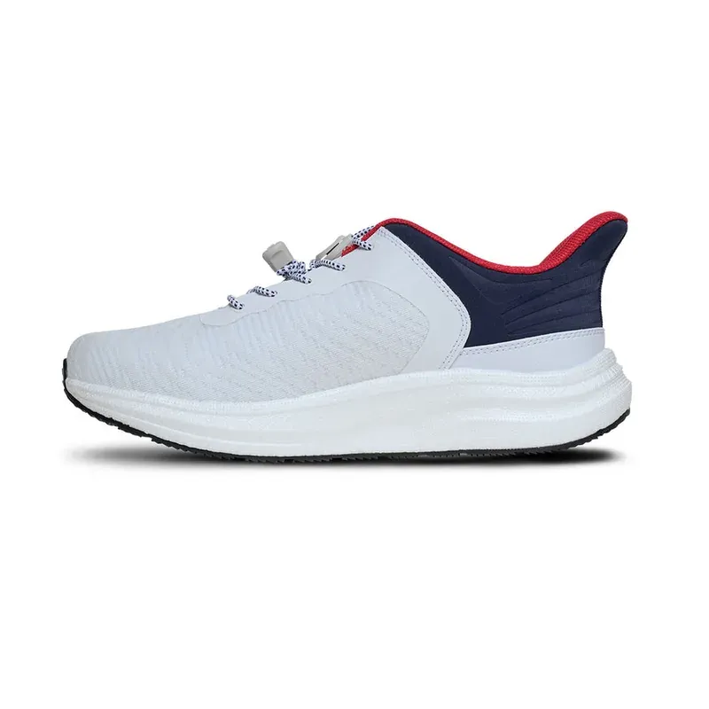 The Dr. Comfort Don in white, side profile
