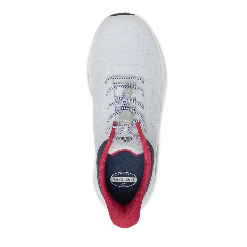The Dr. Comfort Don in white from above