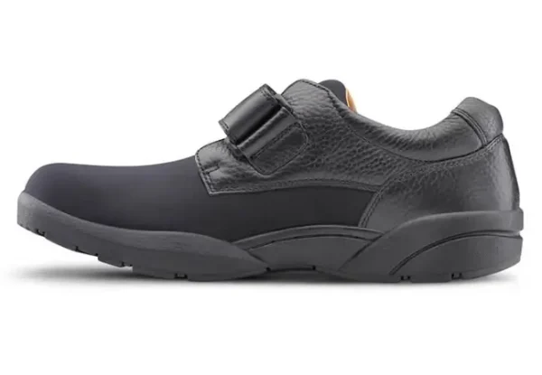 Dr Comfort Brian Lycra Medical shoes designed to accommodate foot swelling, featuring a comfortable and supportive design.