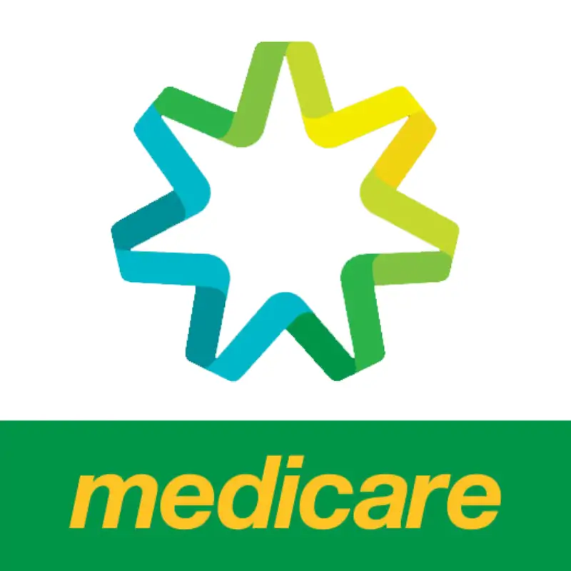 Medicare logo symbolizing access to health services and rebates in Australia