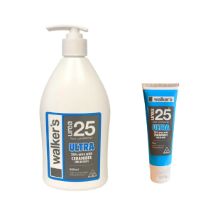 Walker’s Urea 25 Heel Conditioner with Ceramides – 500ml and 100g