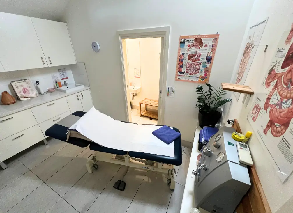 Brunswick Health hub colonic treatment room