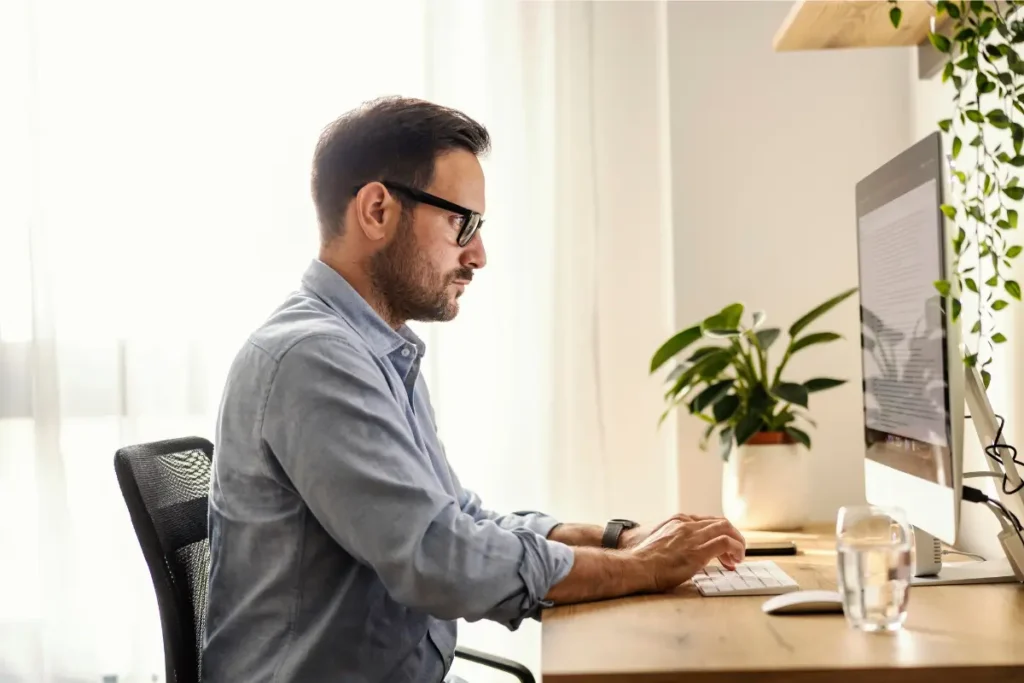 Patient booking an online appointment at Brunswick Health Melbourne