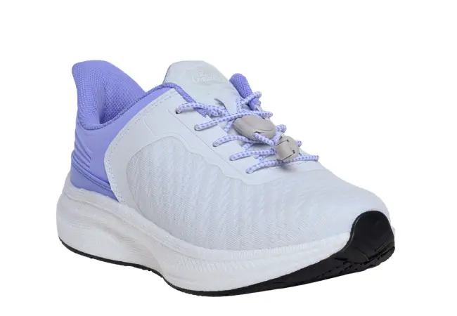 Dr. Comfort Joy hands-free women's orthopaedic shoe in white